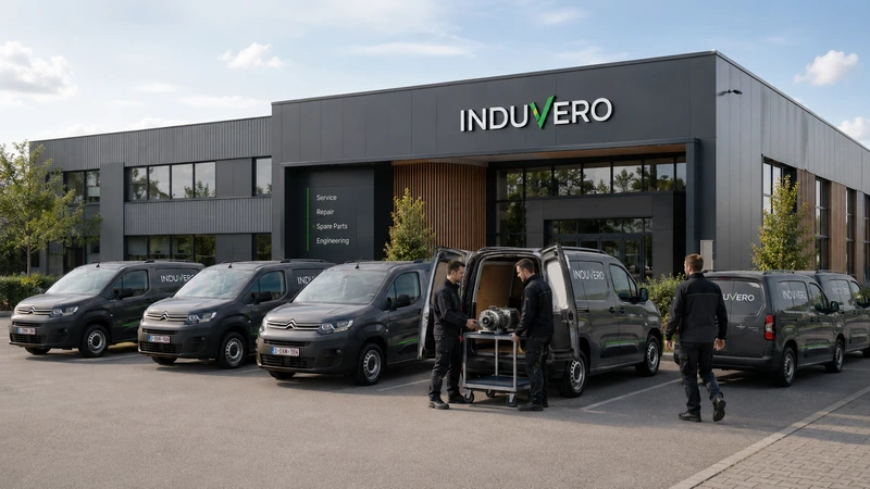 Zespół Induvero podczas pracy serwisowej
